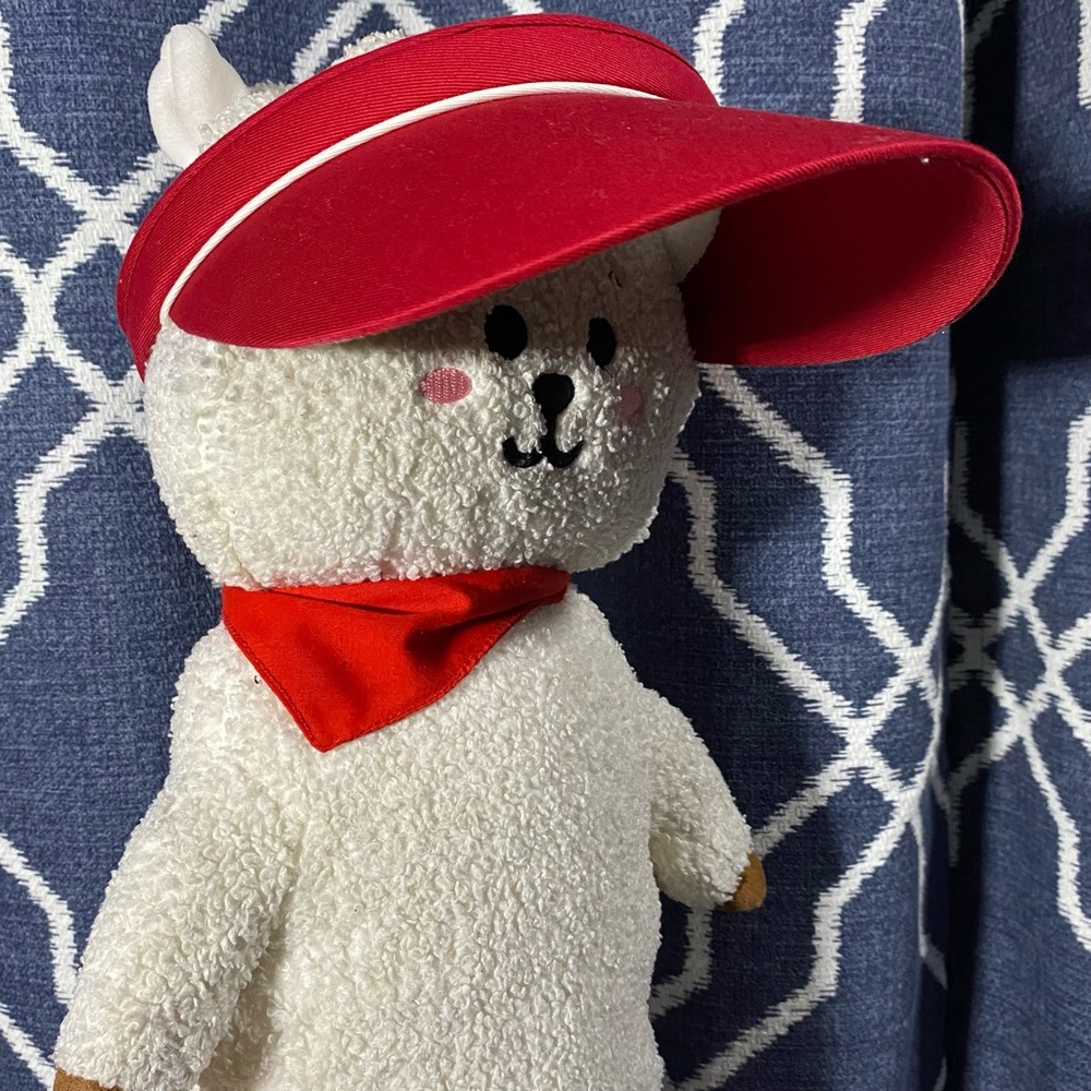 Red Visor Hat